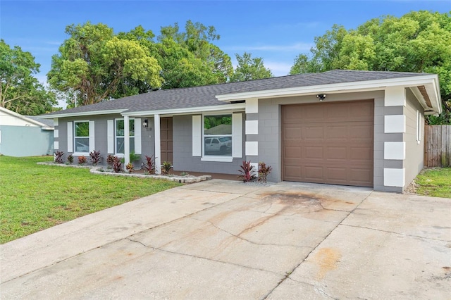 5310 Pineview Way, Apopka, FL 32703 - ranch-style home featuring roof with shingles, driveway, and an attached garage
