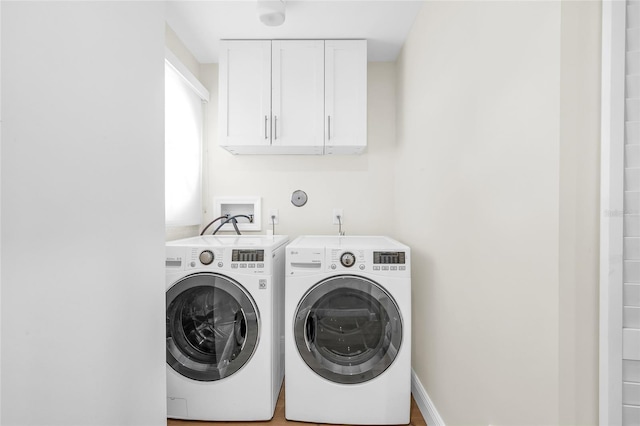13412 NW 5th Ct, Plantation, FL 33325 - washroom featuring independent washer and dryer and cabinet space