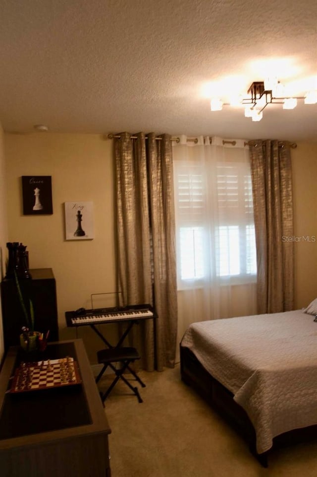 2851 Swoop Cir, Kissimmee, FL 34741 - bedroom with carpet floors and a textured ceiling
