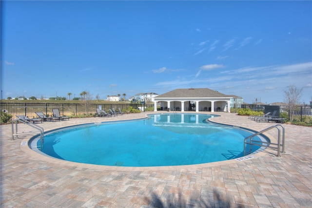 764 Richmond Estate Ave, Haines City, FL 33844 - community pool featuring a patio area