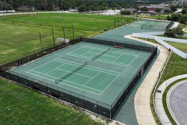 1210 Woods Landing Dr, Minneola, FL 34715 - view of tennis court