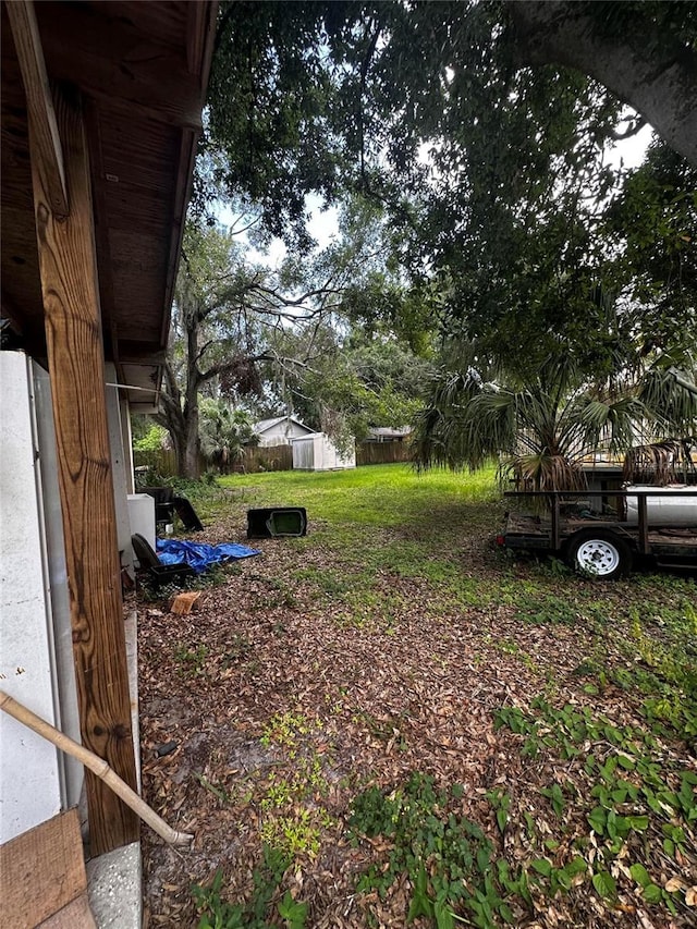10004 Vaughn St, Gibsonton, FL 33534 - view of yard