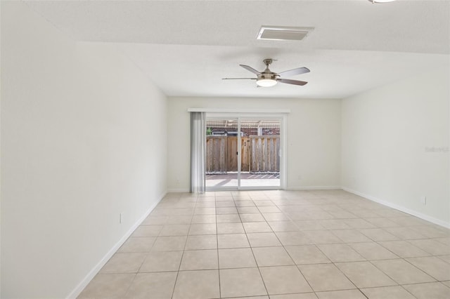 2200 S Palmetto Ave Unit B050, South Daytona, FL 32119 - spare room with ceiling fan and light tile patterned floors