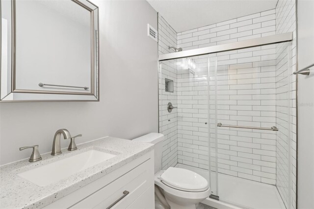 2200 S Palmetto Ave Unit B050, South Daytona, FL 32119 - bathroom featuring a shower stall and vanity