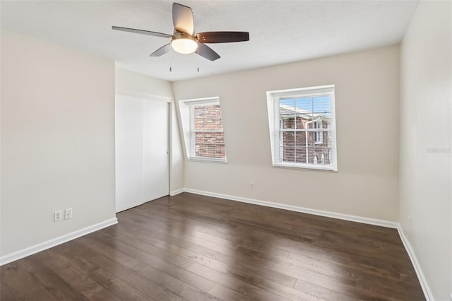 2200 S Palmetto Ave Unit B050, South Daytona, FL 32119 - unfurnished room with wood finished floors and ceiling fan