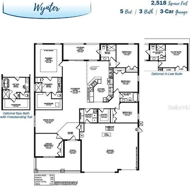 416 Riders Loop, Auburndale, FL 33823 - view of property floor plan