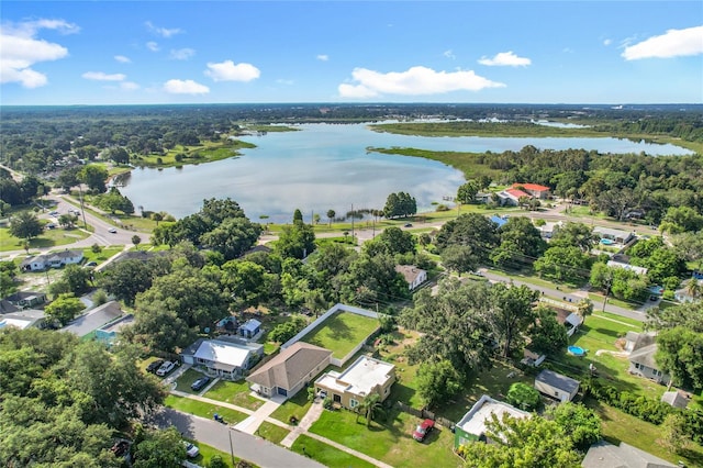 1505 E Elm Rd, Lakeland, FL 33801 - aerial overview of property's location featuring a nearby body of water and nearby suburban area