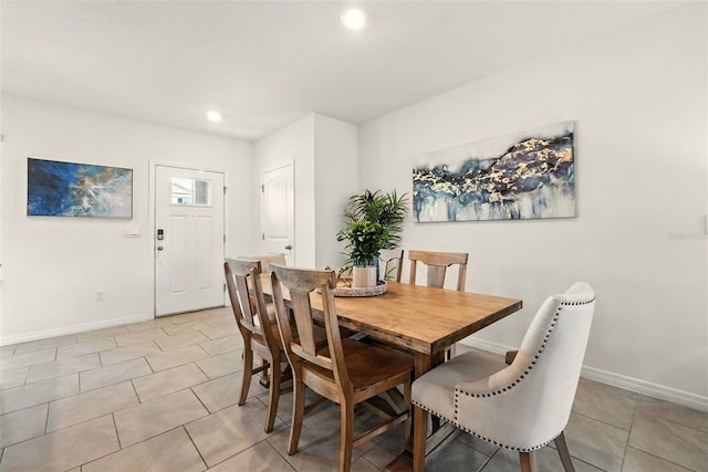 13298 Pontoon Rd, Winter Garden, FL 34787 - dining space with recessed lighting and light tile patterned flooring