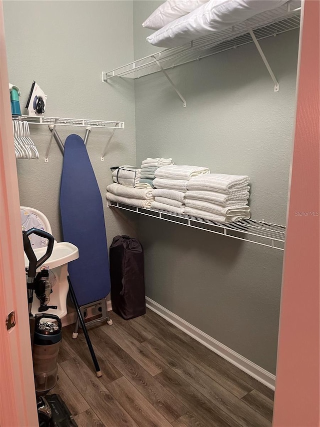 2817 Almaton Loop Unit 403, Kissimmee, FL 34747 - spacious closet featuring wood finished floors