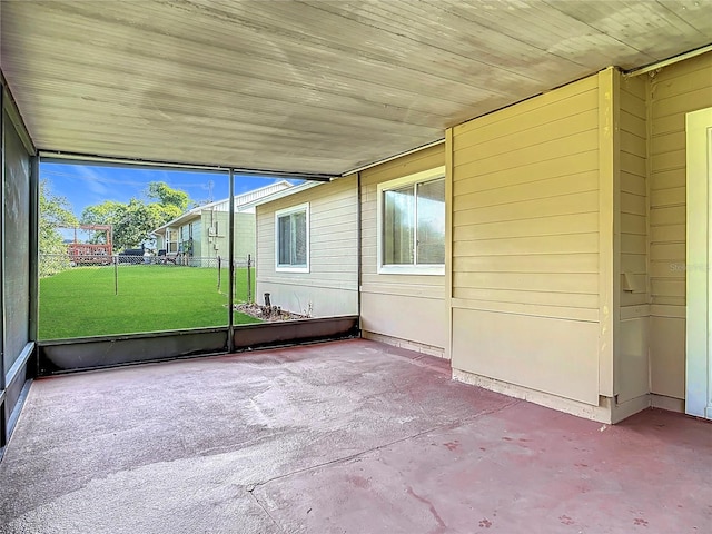 745 Mentmore Cir, Deltona, FL 32738 - view of unfurnished sunroom