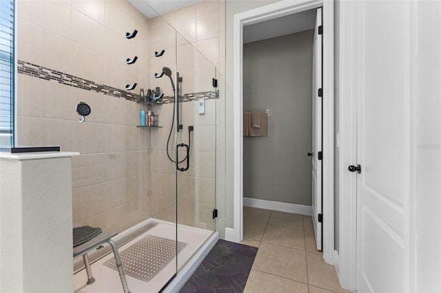 4920 Blanche Ct, Saint Cloud, FL 34772 - full bath featuring a stall shower and tile patterned flooring