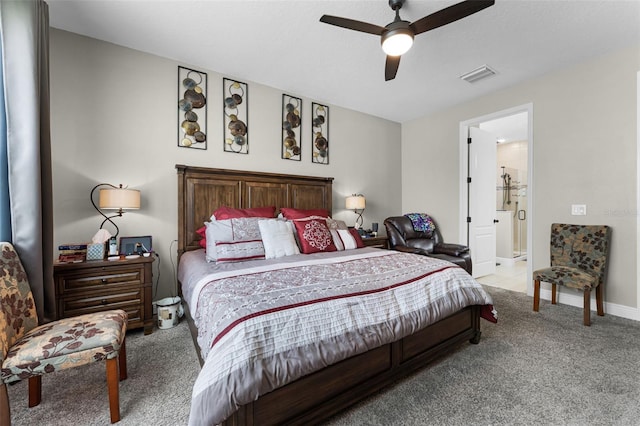 4920 Blanche Ct, Saint Cloud, FL 34772 - carpeted bedroom with baseboards and ceiling fan