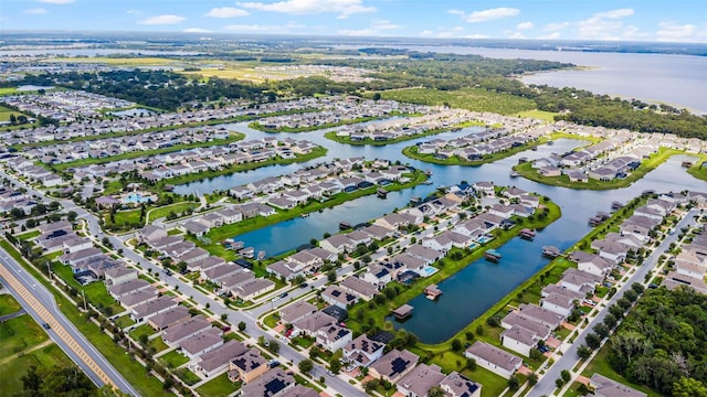 4920 Blanche Ct, Saint Cloud, FL 34772 - aerial perspective of suburban area with a nearby body of water