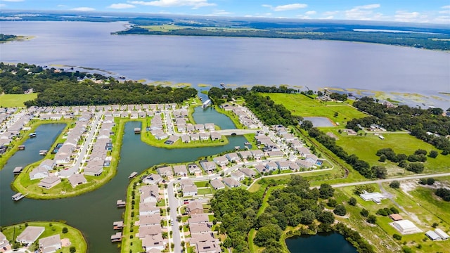 4920 Blanche Ct, Saint Cloud, FL 34772 - aerial view of residential area with a large body of water