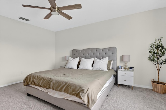 612 Auburn Grove Ter, Auburndale, FL 33823 - bedroom featuring light carpet and ceiling fan