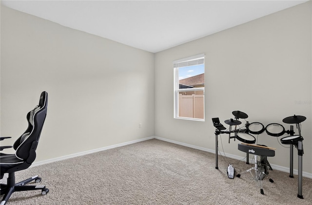 612 Auburn Grove Ter, Auburndale, FL 33823 - office with carpet flooring and baseboards