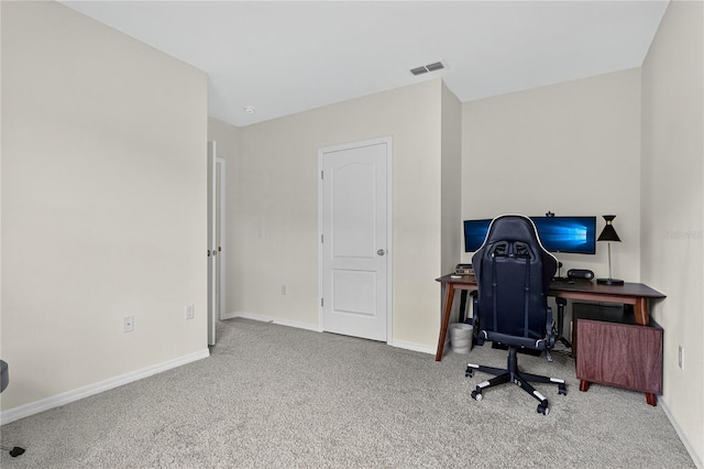 612 Auburn Grove Ter, Auburndale, FL 33823 - carpeted home office with baseboards