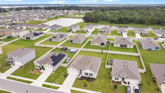 612 Auburn Grove Ter, Auburndale, FL 33823 - aerial perspective of suburban area with a large body of water