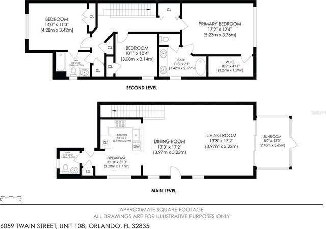6059 Twain St Unit 108, Orlando, FL 32835 - view of floor plan / room layout