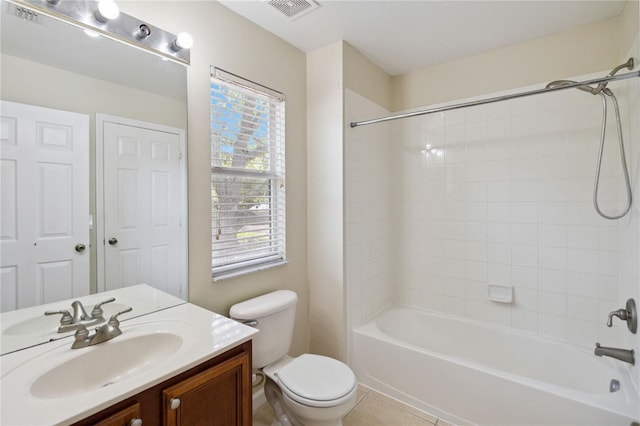 6059 Twain St Unit 108, Orlando, FL 32835 - full bathroom with vanity, tub / shower combination, and tile patterned flooring