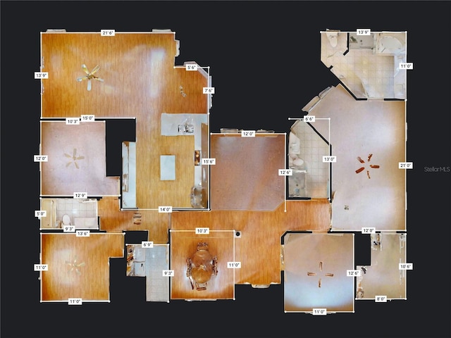 7985 Saint Giles Pl, Orlando, FL 32835 - view of floor plan / room layout
