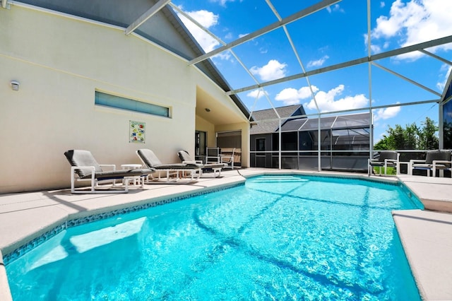 1520 Gulf Vue Dr, Haines City, FL 33844 - outdoor pool featuring a patio area and a lanai