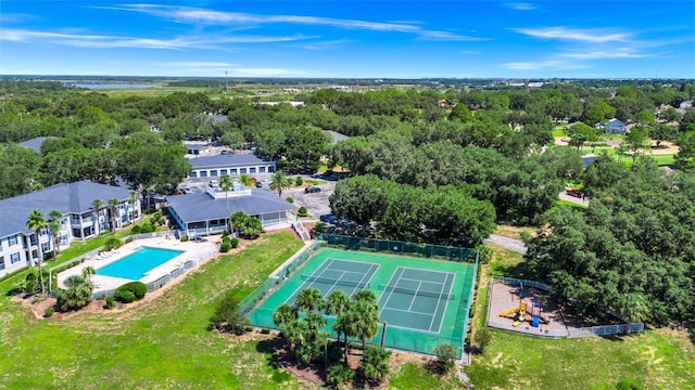 1520 Gulf Vue Dr, Haines City, FL 33844 - aerial view of a pool area
