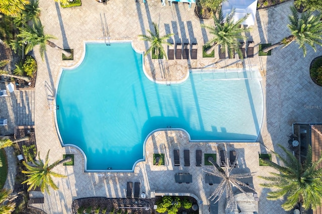 207 Macaulays Cv, Haines City, FL 33844 - bird's eye view of a pool area