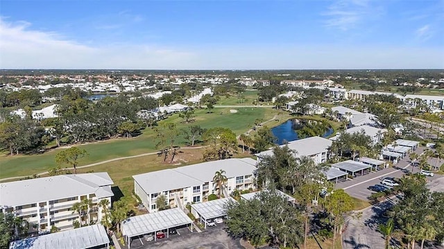 431 Cerromar Ln Unit 446, Venice, FL 34293 - aerial overview of property's location featuring a golf club and a nearby body of water