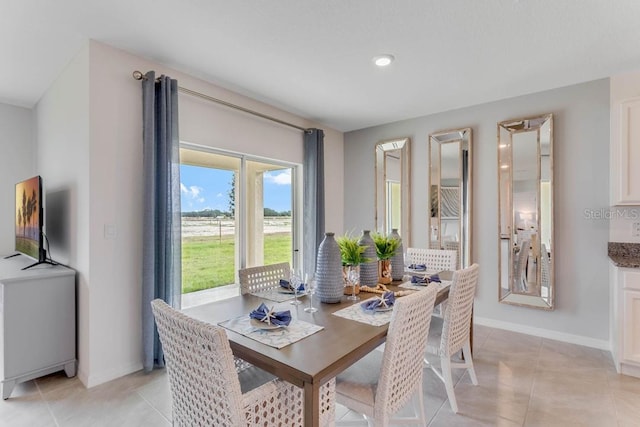 5173 Masser Rd, Saint Cloud, FL 34772 - dining area with light tile patterned flooring and recessed lighting