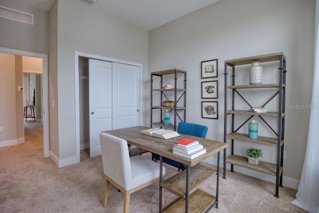 2113 Broome St, Kissimmee, FL 34743 - carpeted home office with baseboards