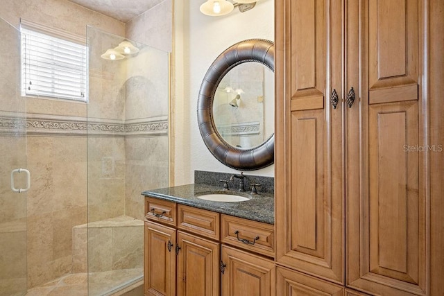 11209 Macaw Ct, Windermere, FL 34786 - bathroom with a stall shower and vanity