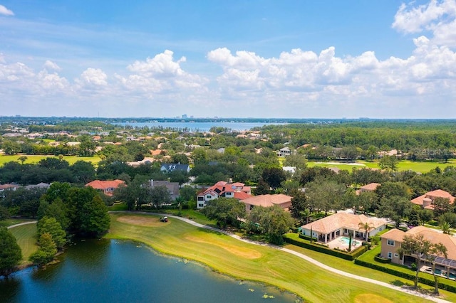 11209 Macaw Ct, Windermere, FL 34786 - aerial perspective of suburban area with a local golf course and a nearby body of water