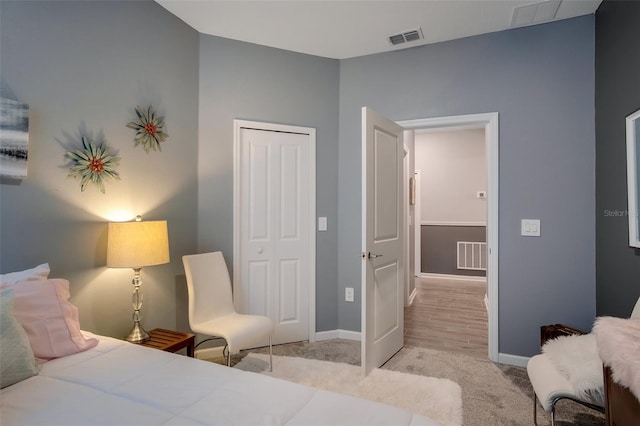 6992 Dilly Lake Ave, Groveland, FL 34736 - bedroom featuring light colored carpet and a closet