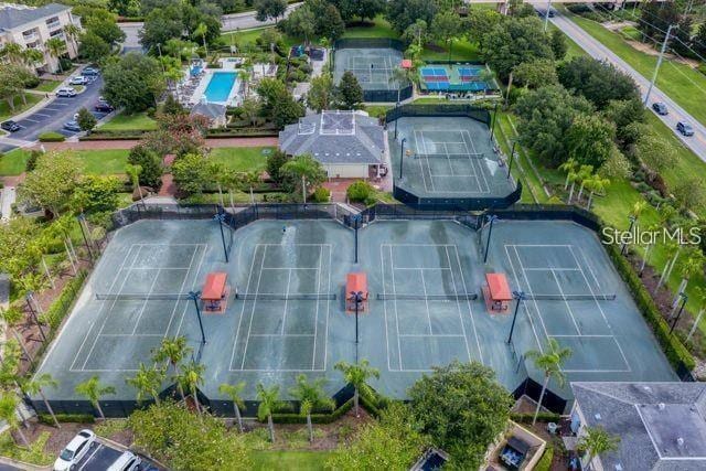7650 Whisper Way Unit 304, Reunion, FL 34747 - aerial view of a pool area