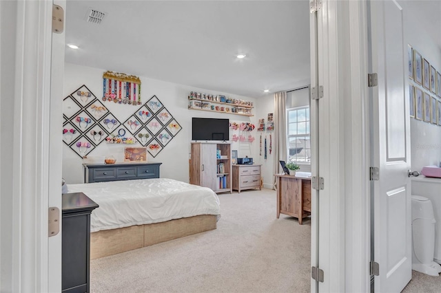 4477 Renly Ln, Clermont, FL 34711 - bedroom featuring light carpet and recessed lighting