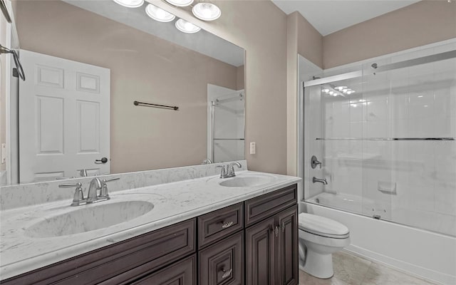 12023 Gold Creek Trl, Windermere, FL 34786 - full bath with double vanity and enclosed tub / shower combo