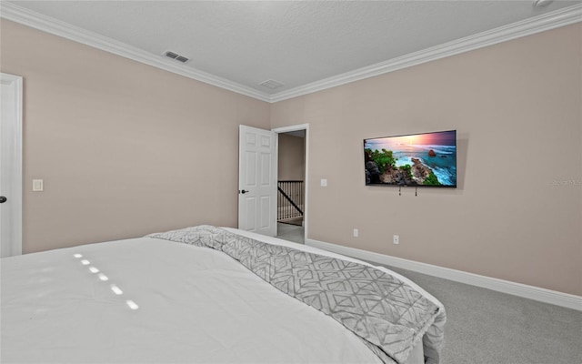 12023 Gold Creek Trl, Windermere, FL 34786 - bedroom with crown molding and carpet flooring