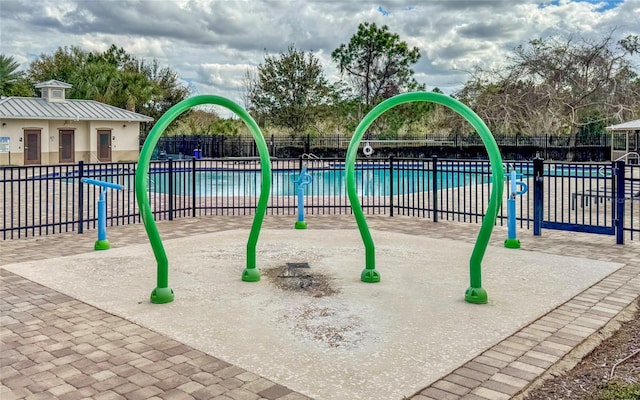 12023 Gold Creek Trl, Windermere, FL 34786 - view of play area with a community pool