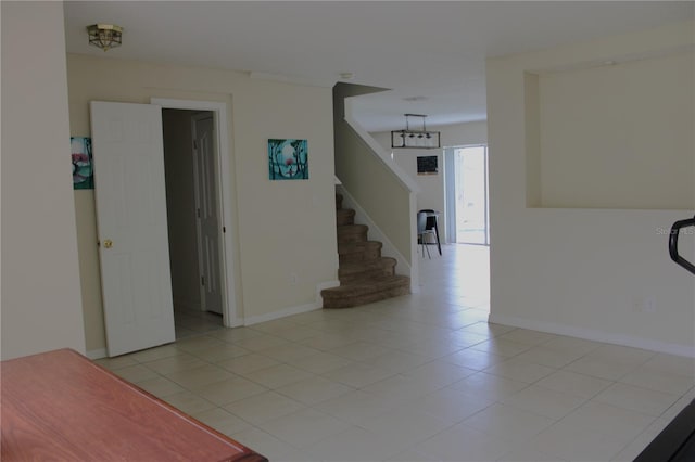 1533 Blue Sky Way, Clermont, FL 34714 - unfurnished room featuring stairs and light tile patterned flooring