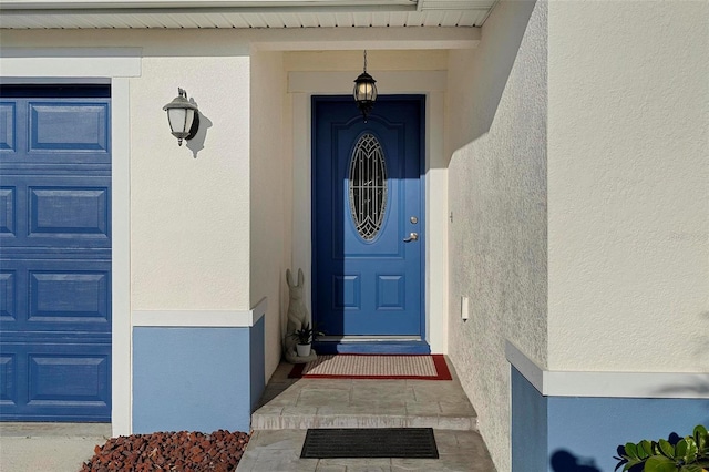 43 Pergola Pl, Ormond Beach, FL 32174 - view of exterior entry with stucco siding