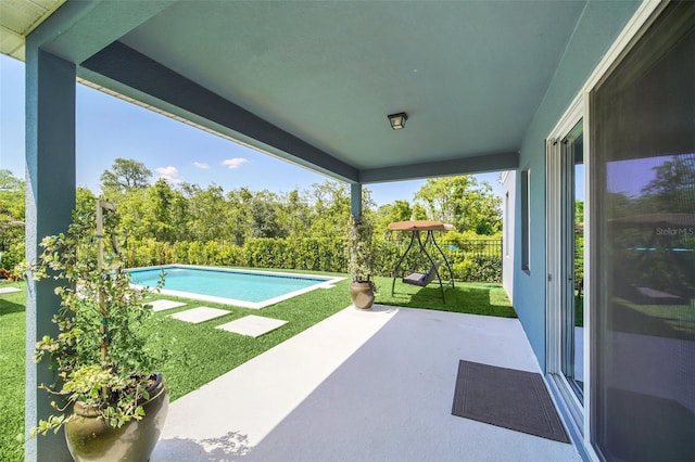 6926 Cucamelon Ct, Windermere, FL 34786 - outdoor pool featuring a patio area and a lawn