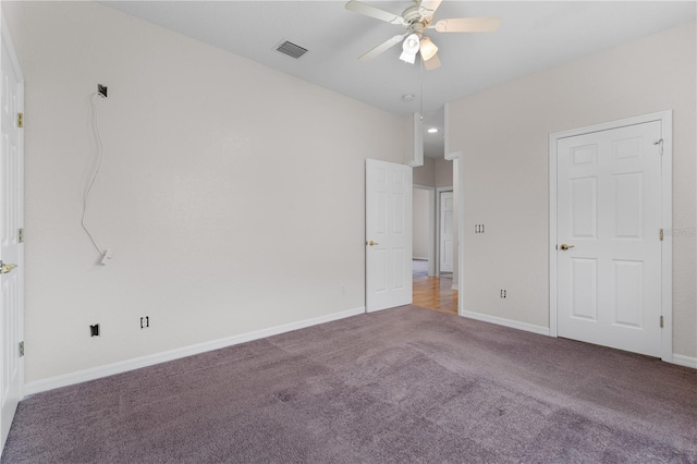 10642 Masters Dr, Clermont, FL 34711 - unfurnished bedroom with carpet flooring and ceiling fan