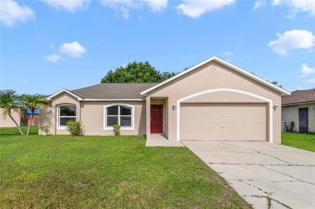 938 Gateshead Ct, Kissimmee, FL 34758 - single story home with a garage, stucco siding, concrete driveway, and a front yard