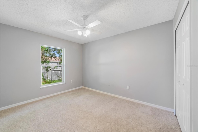938 Gateshead Ct, Kissimmee, FL 34758 - carpeted empty room featuring a textured ceiling and a ceiling fan