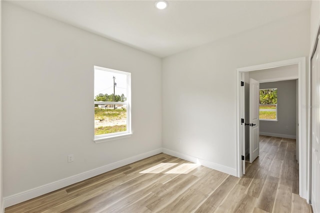 764 Marion Oaks Mnr, Ocala, FL 34473 - spare room with light wood-type flooring and recessed lighting