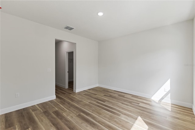 764 Marion Oaks Mnr, Ocala, FL 34473 - unfurnished room featuring wood finished floors and recessed lighting