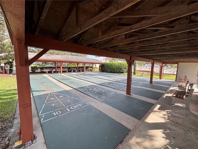 8131 Braddock Cir Unit 1, Port Richey, FL 34668 - view of property's community with shuffleboard