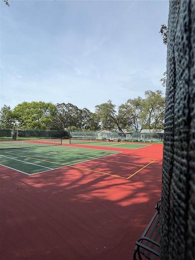 8131 Braddock Cir Unit 1, Port Richey, FL 34668 - view of tennis court