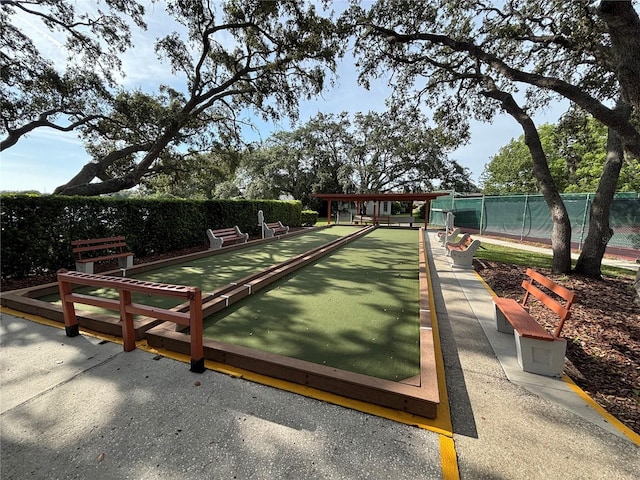 8131 Braddock Cir Unit 1, Port Richey, FL 34668 - surrounding community with a bocce ball area